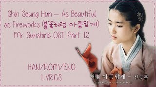 Shin Seung Hoon - Beautiful Like a Flame (OST Mr. Sunshine) Cover